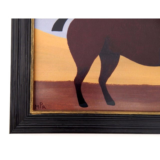 Early 21st Century Matt Rix, Naive Style Prize Bay Mare, Print, Framed For Sale - Image 5 of 12