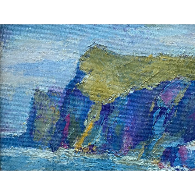 2024 Magic Mountain Acrylic Painting, Framed For Sale - Image 4 of 5