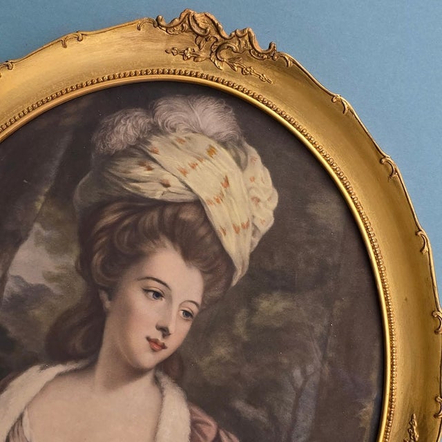 Sir Joshua Reynolds & George Romney, Lady Hamilton & Lady Somerset, 1700s, Lithographs, Set of 2 For Sale - Image 12 of 18