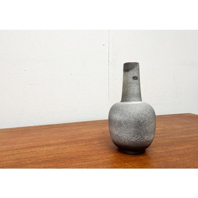 Mid-Century German Minimalist Studio Pottery Vase from Fritz Van Daalen, 1960s For Sale - Image 17 of 17