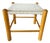 Mid-Century Danish Wooden Stool with Rope Seat, 1960s For Sale