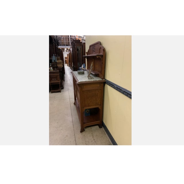 1900 - 1909 Antique Art Nouveau Buffet, 1900 For Sale - Image 5 of 11
