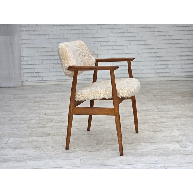 Danish Sheepskin Model 43 Armchair from Erik Kirkegaard, 1960s For Sale - Image 10 of 12