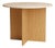 Round Dining Table in Roman Travertine and Oak by Lebanto For Sale