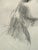 David Adickes Early Modern Black & White Abstract Figurative Elegant Woman Drawing, Mid 20th Century For Sale - Image 10 of 10