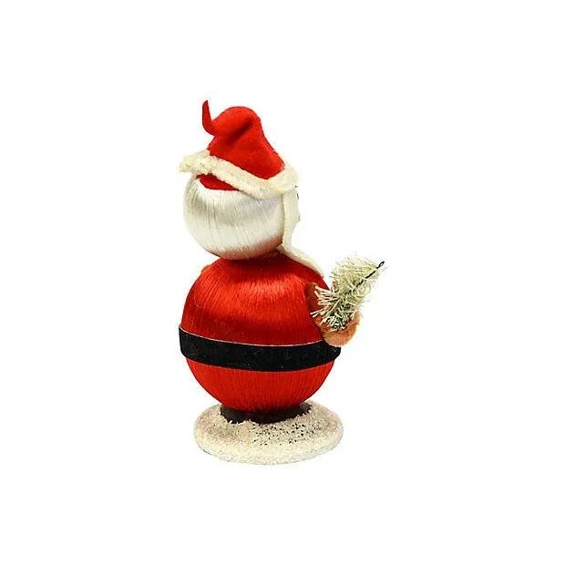 Figurative Midcentury Figural Santa Clause Ornament For Sale - Image 3 of 5
