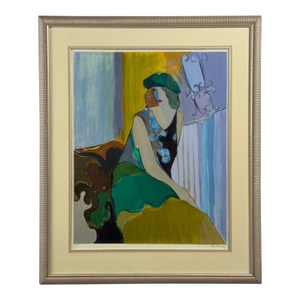 Itzchak Isaac Tarkay, Fauvist, "Cosette" Signed and Numbered Silkscreen, 20th C.
