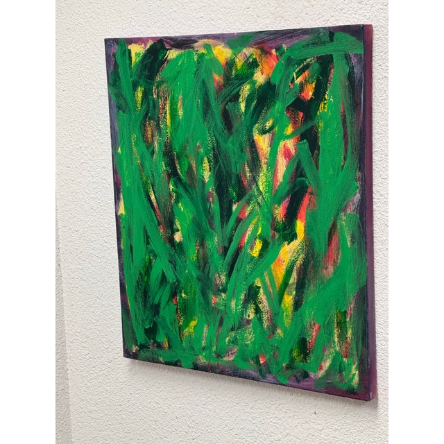 Abstract John Fooks Abstract Acrylic on Canvas Painting For Sale - Image 3 of 12
