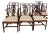 Set of 8 Antique Early 19th C Chippendale Mahogany Dining Chairs For Sale