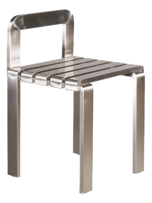 Tara Silver Metal Chair