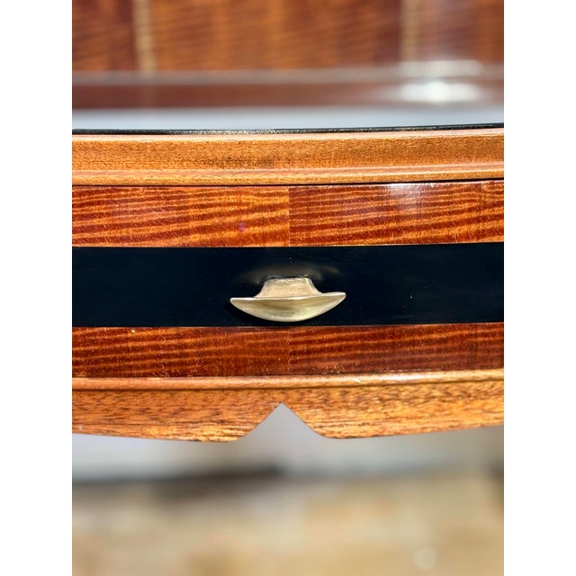 Tan Bedside Tables in the style of Paolo Buffa, Milan, Italy, 1960, Set of 2 For Sale - Image 8 of 17