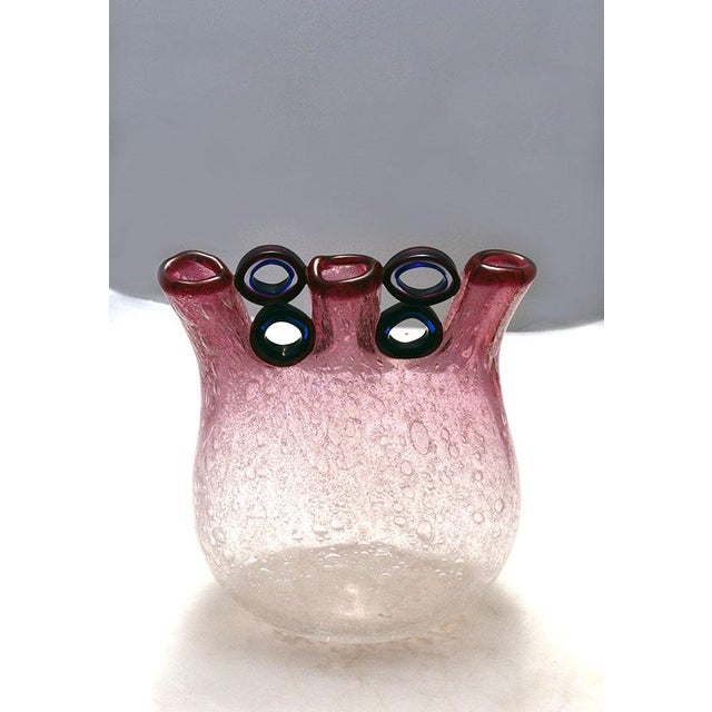 Mid-Century Modern Anelli Vase by Anzolo Fuga for A.V.E.M., 1960s For Sale - Image 3 of 9