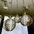 Trio (3) Mid-Century Hollywood Regency Pierced Brass Cluster Pendant Chandelier $4,500 For Sale - Image 15 of 18