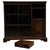 A charming early 20th-century English bookcase, finely crafted from oak and distinguished by its compact proportions,...