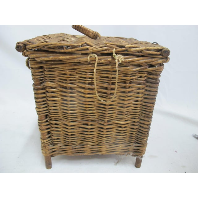 Antique 1902 Ferner-Boniface Heater & Cooler Basket & Baby Nursing Bottles For Sale - Image 10 of 12