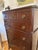 Traditional Vintage 5 Drawer Mahogany Chest of Drawers For Sale - Image 3 of 12