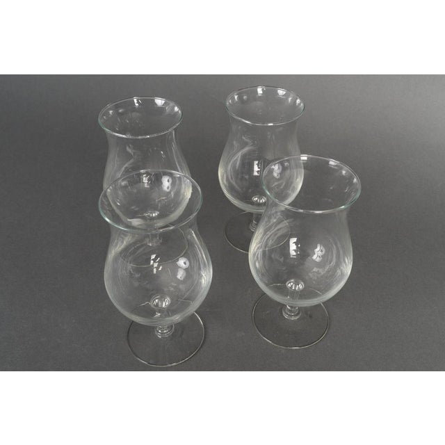 Crystal Glasses, 20th Century, Set of 4 For Sale - Image 3 of 6