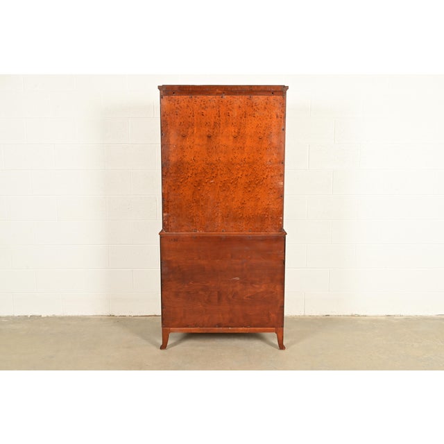 Stickley Brothers Antique Art Deco Maple Breakfront Bookcase Cabinet, Circa 1920s For Sale - Image 14 of 15