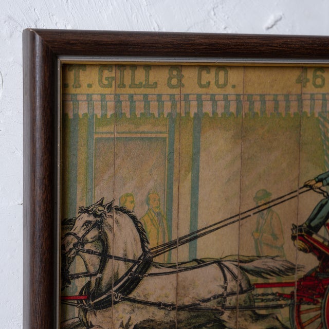 Fire Engine Strip Puzzle, c.1880 For Sale - Image 4 of 4