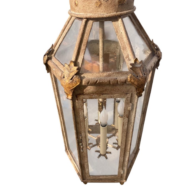 Paul Ferrante Lantern Forged Gilt Iron, "4000 Series" - Pair Available For Sale - Image 15 of 18