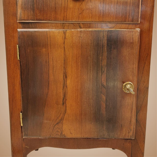 19th Century Venetian Rosewood Bedside Tables, 1799, Set of 2 For Sale - Image 14 of 16