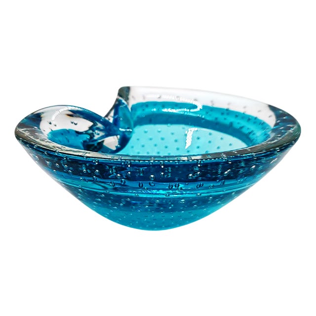 Shell Ashtray in Murano Glass, Italy, 1960s For Sale