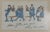 Karl Mons, New Year’s Greetings from the Traditional Costume Couples of Schwalm, Oil Painting on Canvas, in Very Good...