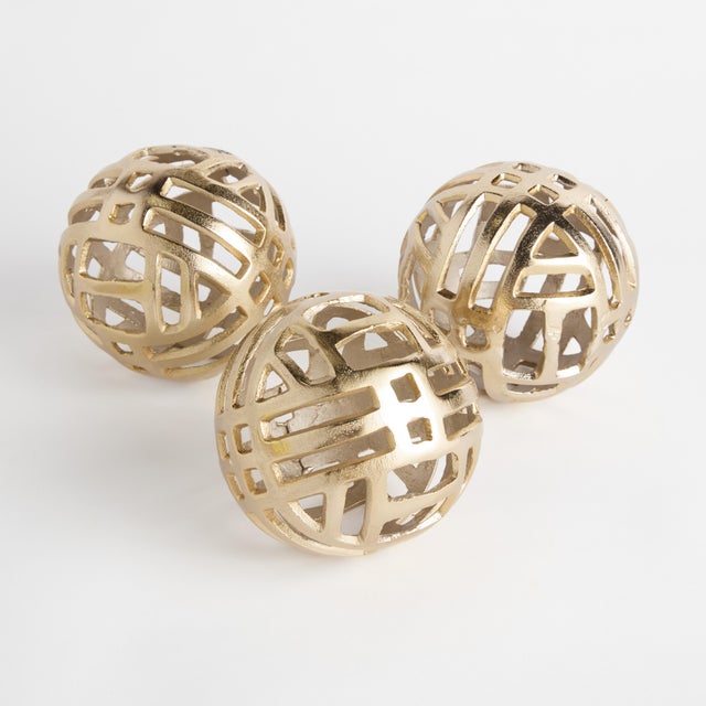 Early 21st Century Candace Orbs Large, Set Of 3 For Sale - Image 5 of 5