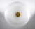1940s Swedish Modern Glass and Brass Pendant attributed to Orrefors, 1940s For Sale - Image 5 of 14