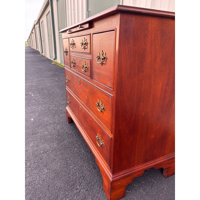 Stickley Georgian Style Mahogany 6-Drawer Chest of Drawers For Sale - Image 11 of 12