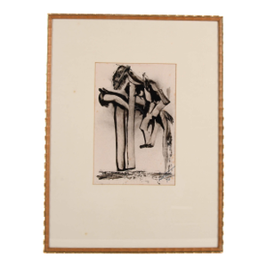 Framed Signed J. Akston "Man of La Mancha, 1970" Acrylic on Paper