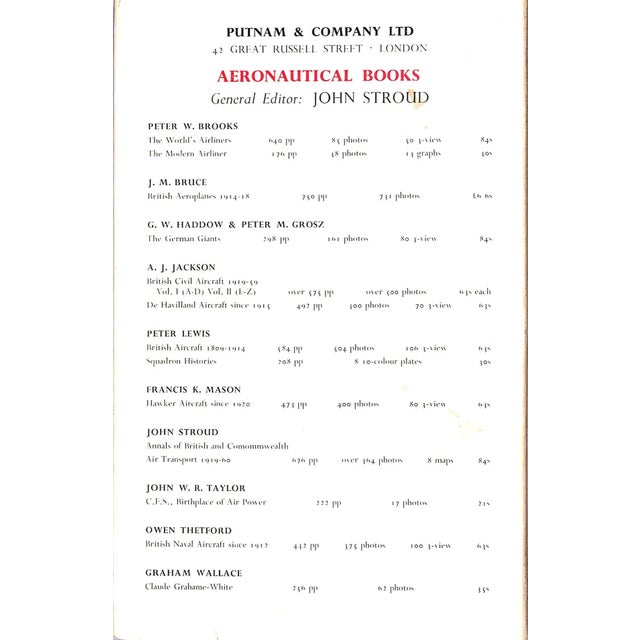 Traditional "Santos-Dumont: A Study in Obsession" 1962 Wykeham, Peter For Sale - Image 3 of 10