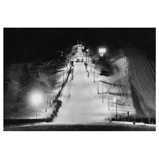 '1936 Winter Olympics - Ski Jumping' Unframed Archival Pigment Print For Sale