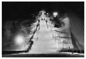 '1936 Winter Olympics - Ski Jumping' Unframed Archival Pigment Print