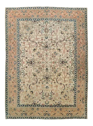 Vintage Mid Century Tabriz Rug
