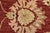 Red Ziegler Rug 8'11'' X 11'9'' Red Wool Traditional Hand-Knotted Oriental Carpet For Sale - Image 8 of 15