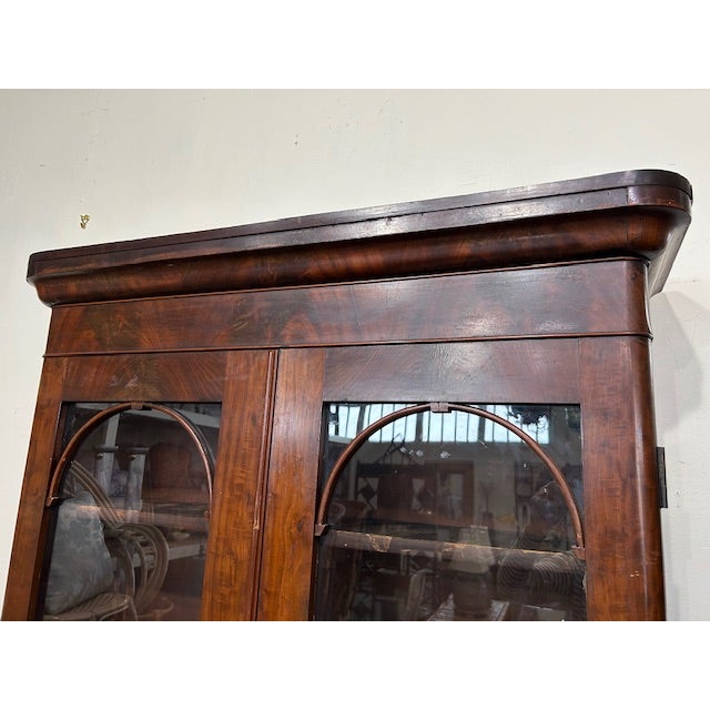 Antique Empire Display Cabinet For Sale - Image 13 of 16