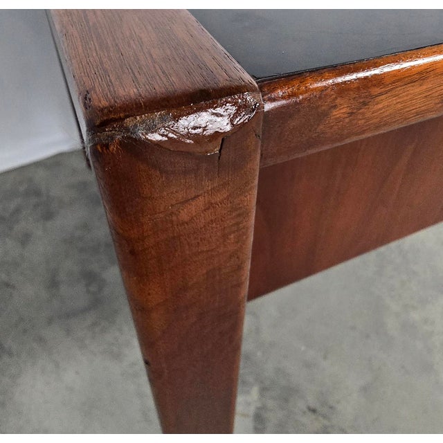 1960s Jens Rinsom Walnut Executive Desk For Sale - Image 9 of 11