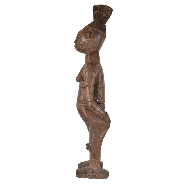Early 20th Century Mangbetu Standing Female Figure For Sale - Image 4 of 5
