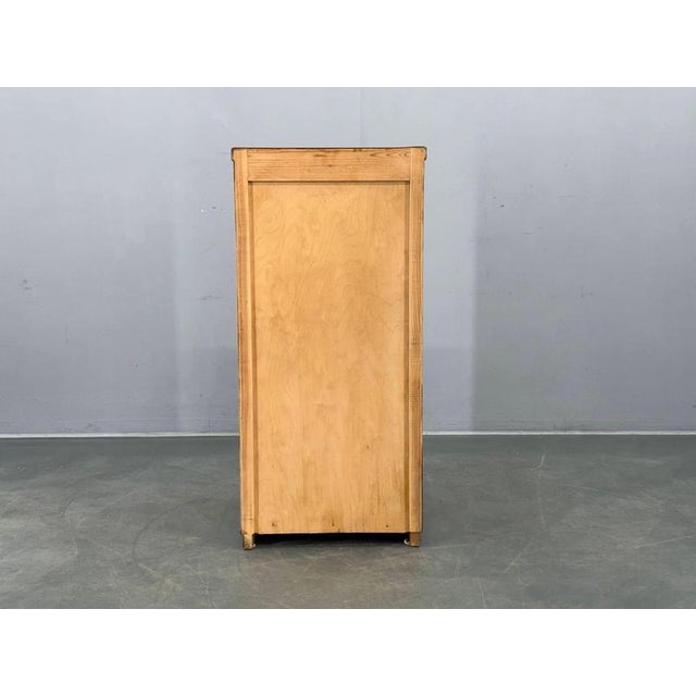 Art Deco Tambour Office Cabinet in Beech, Czechoslovakia, 1940s For Sale - Image 15 of 18