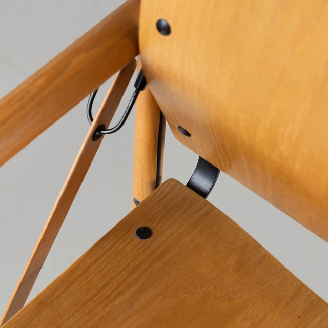 Vintage Light Wood Directors Chairs, 1960, Set of 2 For Sale - Image 13 of 18