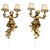Sculpture Materials Baroque Style Gilt Cherub Wall Lights, 1900, Set of 2 For Sale - Image 7 of 7