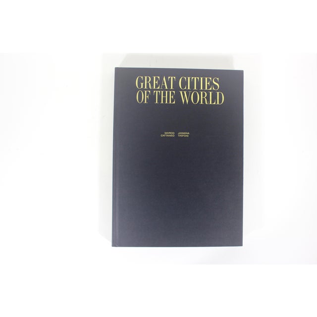 2005 Great Cities of the World Marco Cattaneo Jasmina Trifoni Hard Cover Coffee Table Book Travel Black Gold Black hard...