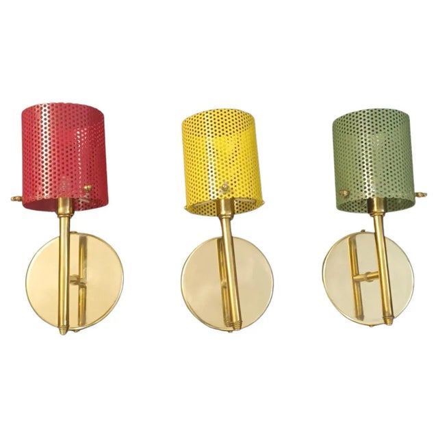 Multicolor Midcentury Sconce in the Style of Stilnovo For Sale - Image 13 of 13