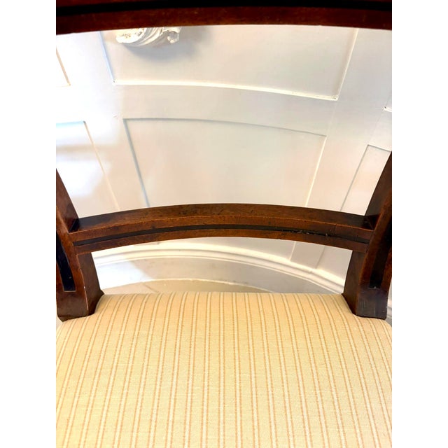 Antique English Regency Mahogany Klismos Side Chairs, 1820s, Set of 2 For Sale - Image 14 of 16