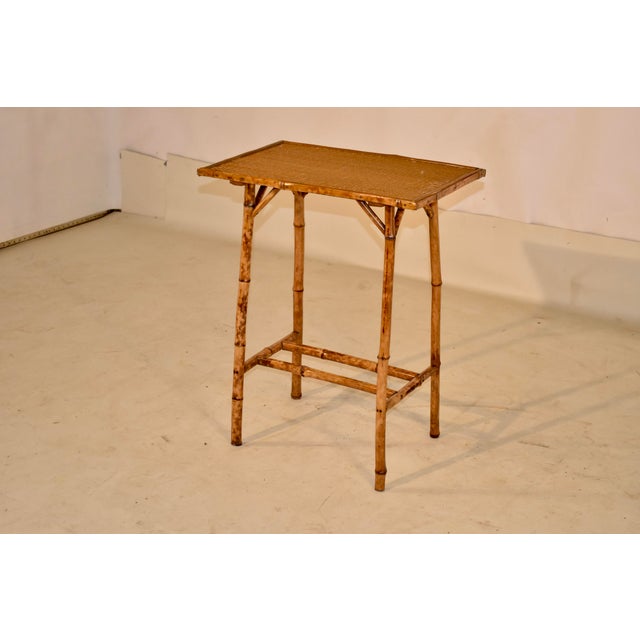 Late 19th Century Tortoise Bamboo Side Table For Sale - Image 4 of 8