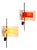 Model 2020 Wall Lamps attributed to Bruno Gatta for Stilnovo, Italy, 1955, Set of 2 For Sale