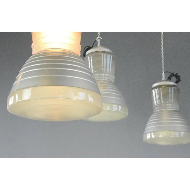 Peter Behrens Pendant Light by Adolf Meyer for Zeiss Ikon, 1930s For Sale - Image 4 of 13