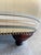 Light Yellow George Smith Striped Ottoman For Sale - Image 8 of 12