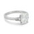 Mid 20th Century Mid 20th Century Gia 1.51 Carat Old Mine Cut Diamond 18k White Gold Engagement Ring, Size 6 For Sale - Image 5 of 7